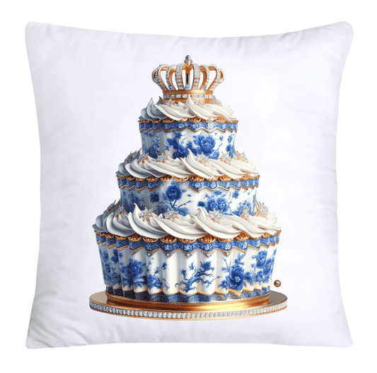Blue Willow 18x18 Chinoiserie Cupcake Throw Pillow Covers-3914