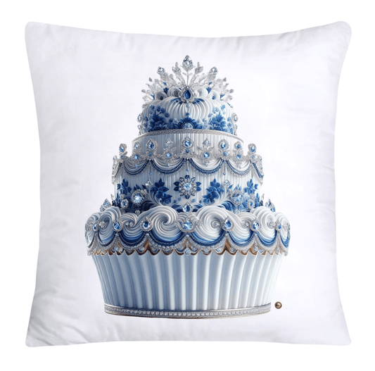 Blue Willow 18x18 Chinoiserie Cupcake Throw Pillow Covers-4921