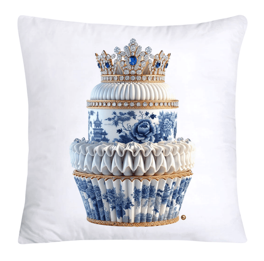 Blue Willow 18x18 Chinoiserie Cupcake Throw Pillow Covers-3829