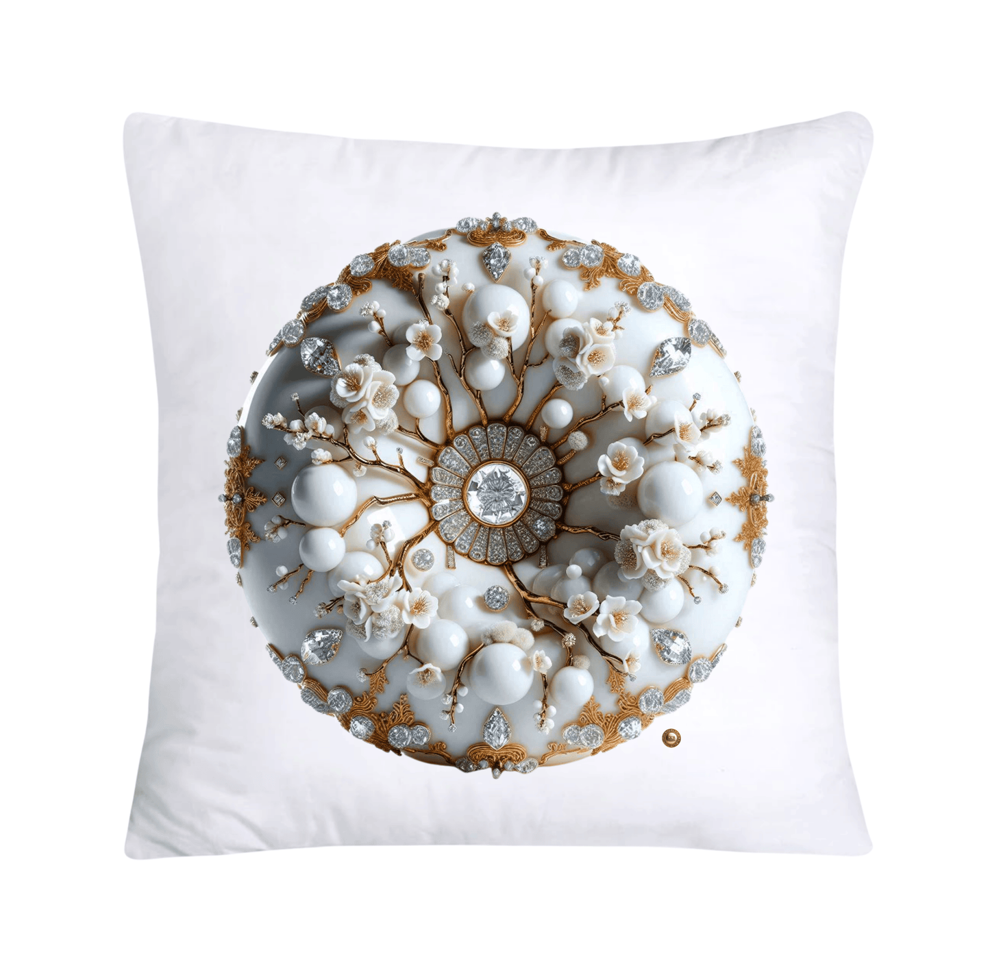 Black Willow Chinoiserie Donut Pillow Covers-3208