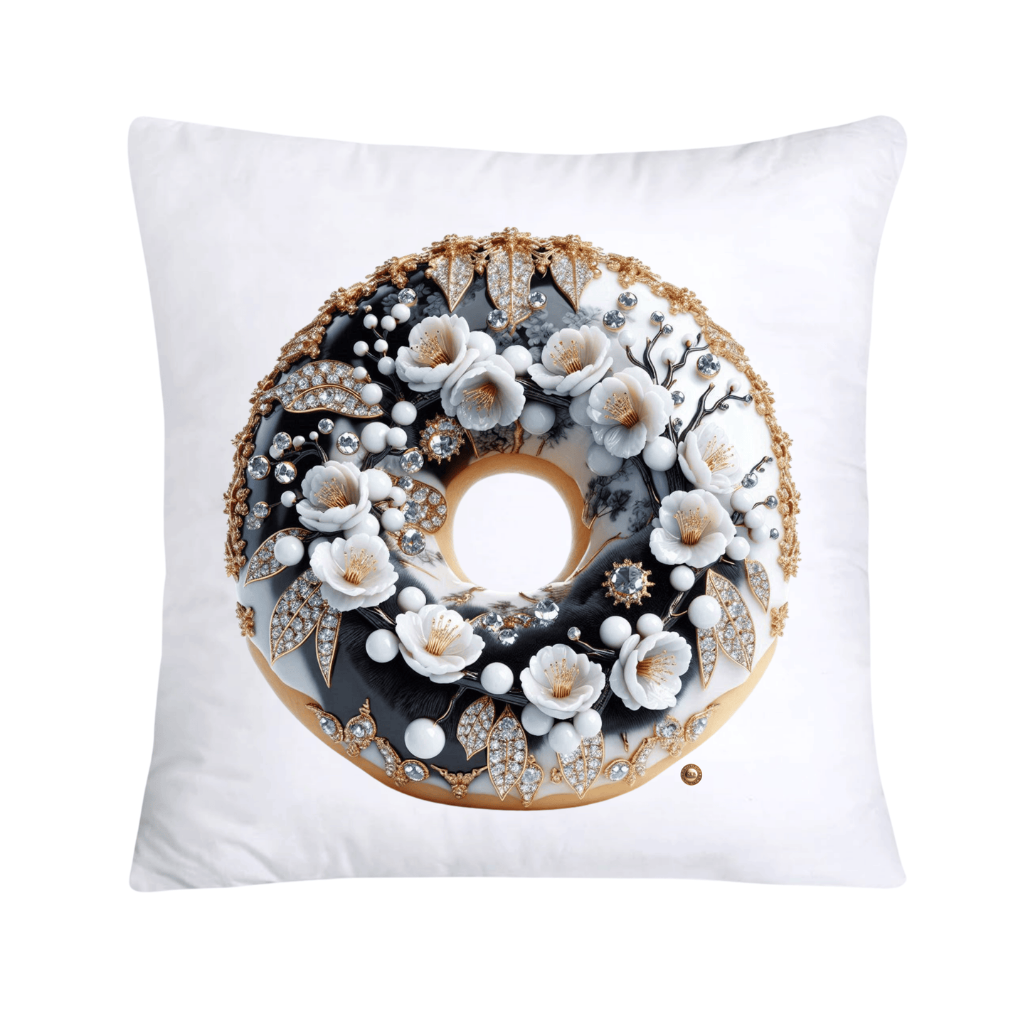 Black Willow Chinoiserie Donut Pillow Covers-3202