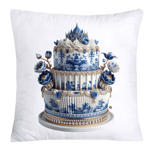 Blue Willow 18x18 Chinoiserie Cupcake Throw Pillow Covers-3833